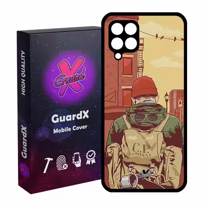 کاور گارد ایکس طرح Man مدل Glass10348 مناسب برای گوشی موبایل سامسونگ Galaxy A12