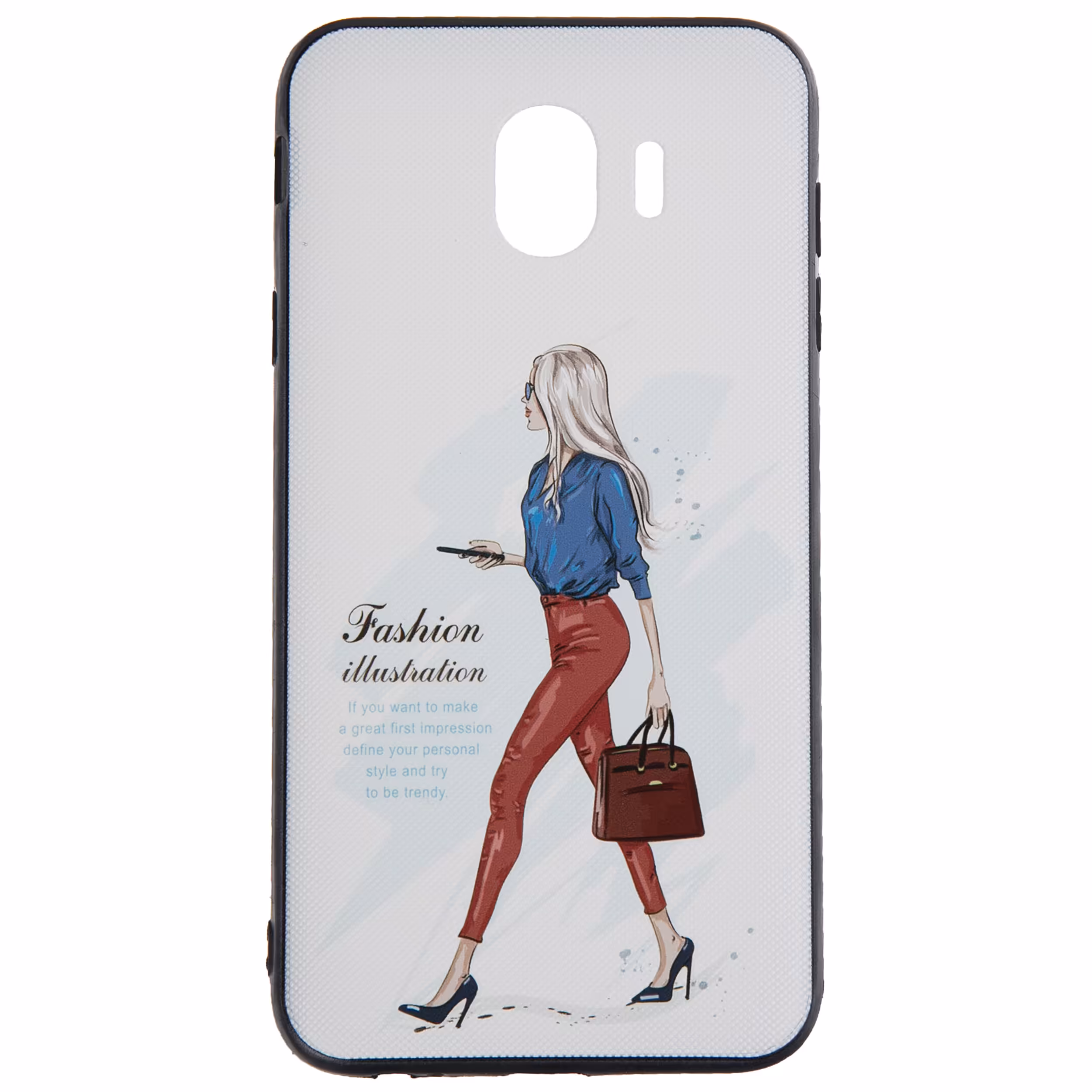 کاور مدل Beauty طرح Fashion-I مناسب برای گوشی موبایل سامسونگ Galaxy J4 2018