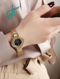 خرید ساعت زنانه امپاور رنگ ثابت نگین دار بند استیل با کیفیت دارای رنگ بندی متنوع کد 1918497 - ردگل