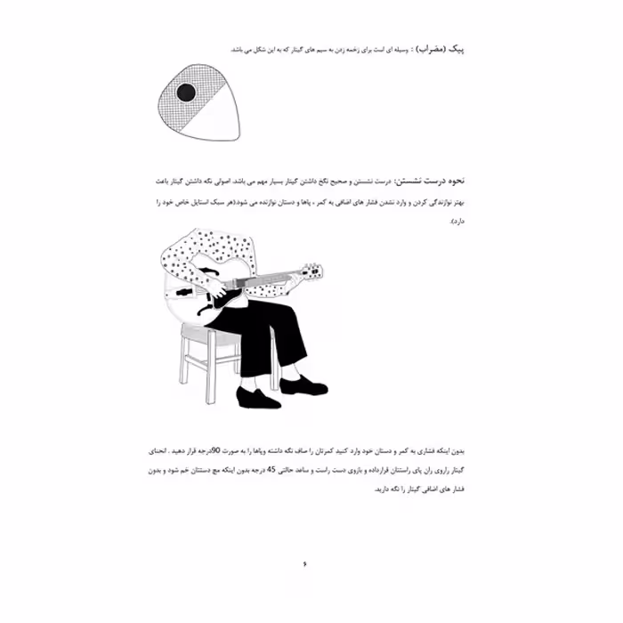 کتاب آموزش گیتار جاز اثر حسین محمود وند انتشارات پنج خط جلد 1