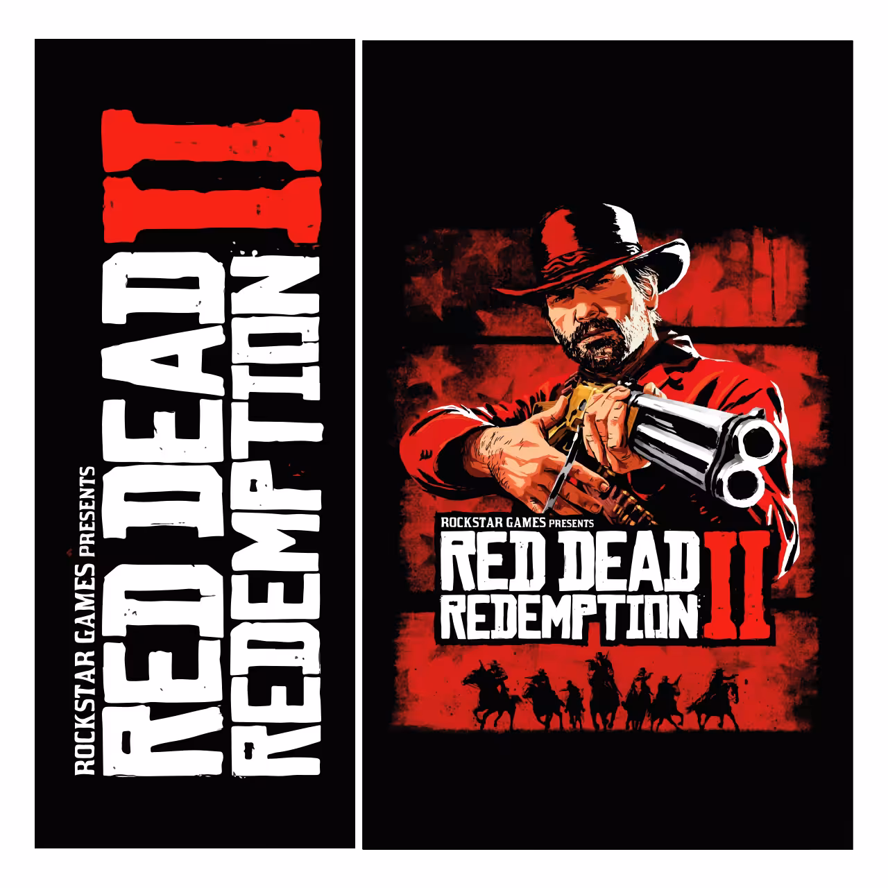 برچسب پلی استیشن ۴ طرح red dead کد 102 بسته 2 عددی