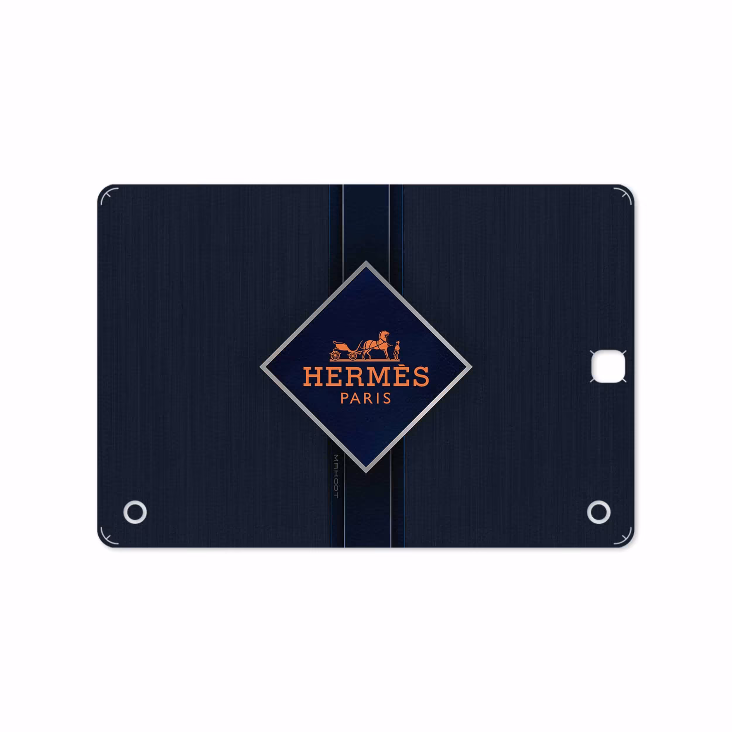 برچسب پوششی ماهوت مدل Hermes-Logo مناسب برای تبلت سامسونگ Galaxy Tab A 9.7 2015 T555