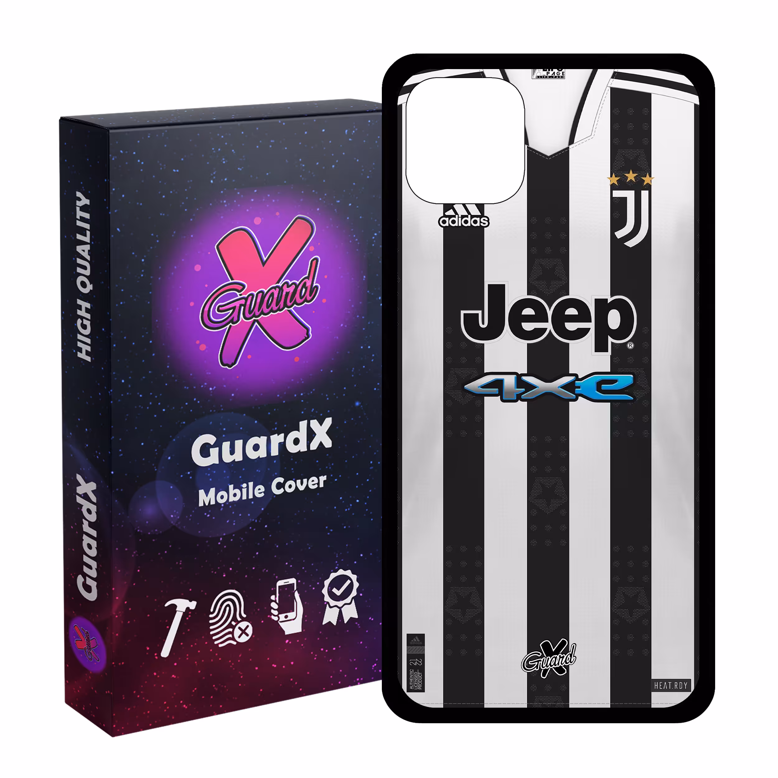 کاور گارد ایکس طرح یوونتوس مدل Glass50357 مناسب برای گوشی موبایل اپل iPhone 11 Pro Max