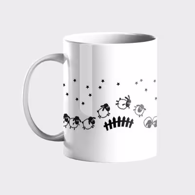 ماگ طرح شمارش گوسفند کد 399