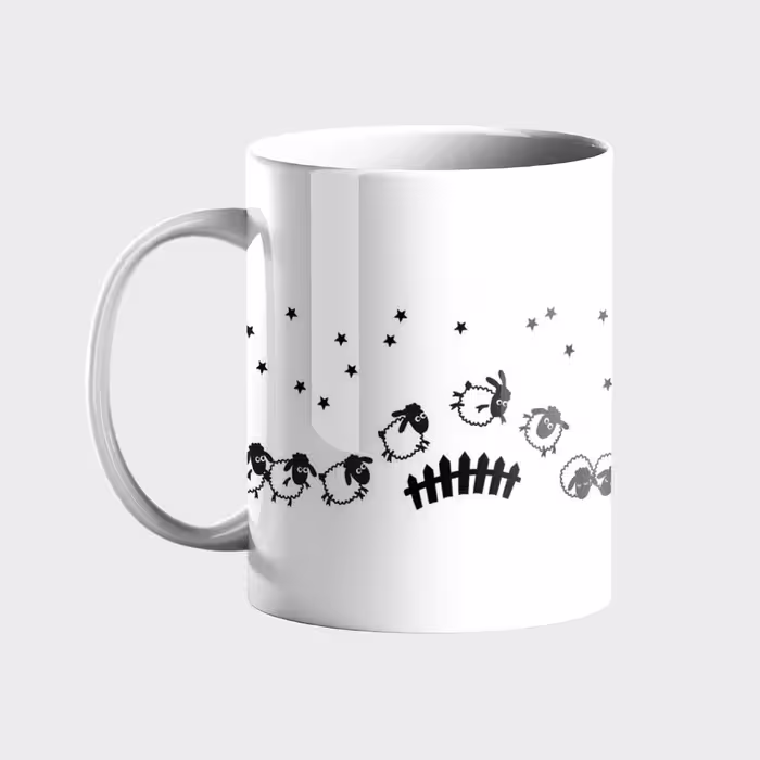 ماگ طرح شمارش گوسفند کد 399
