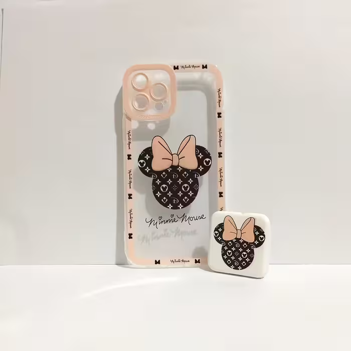 کاور کد 7906 مناسب برای گوشی موبایل اپل iPhone 12 Pro به همراه پایه نگهدارنده