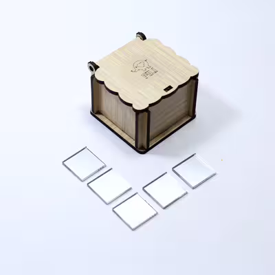 آینه فیلی طرح تایل کد PG012 بسته 30 عددی
