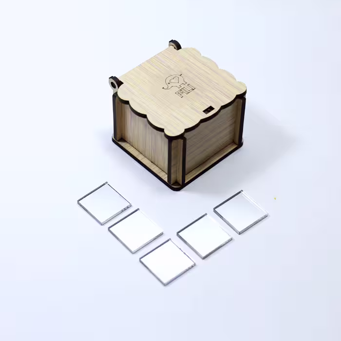 آینه فیلی طرح تایل کد PG012 بسته 30 عددی
