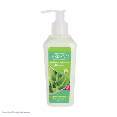کرم آبرسان تسکانو مدل Aloevera حجم 200 میلی لیتر