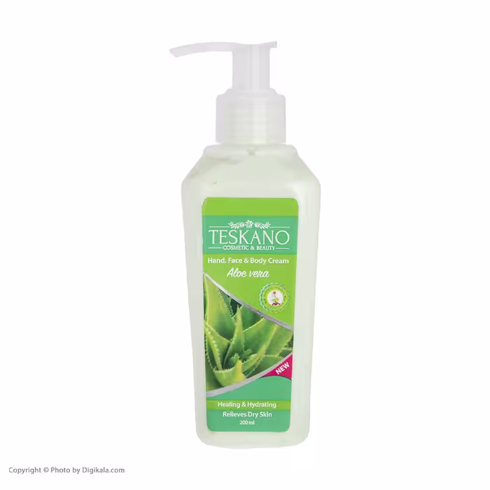 کرم آبرسان تسکانو مدل Aloevera حجم 200 میلی لیتر
