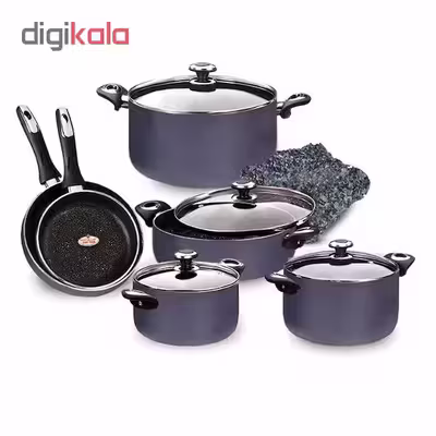 سرویس پخت و پز 10 پارچه زرساب مدل گرانیتا