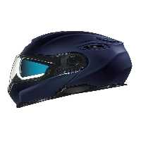 کلاه کاسکت موتورسیکلت آبی MATTE BLUE HELMET JAW باز می شود Nexx