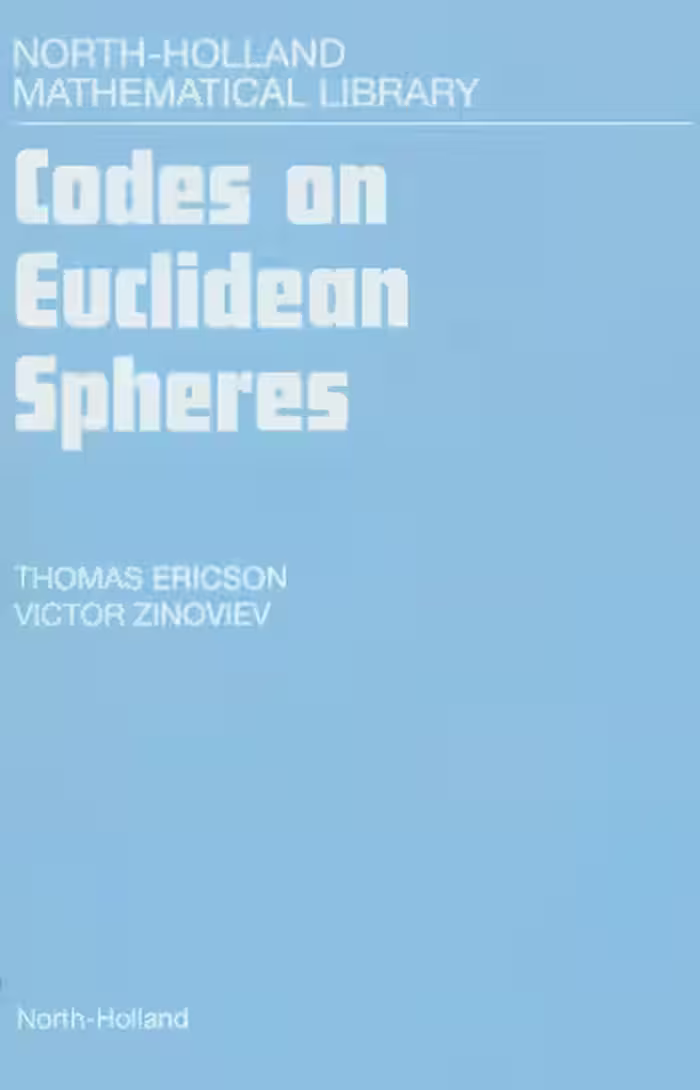 خرید و دانلود نسخه کامل کتاب Codes on Euclidean spheres