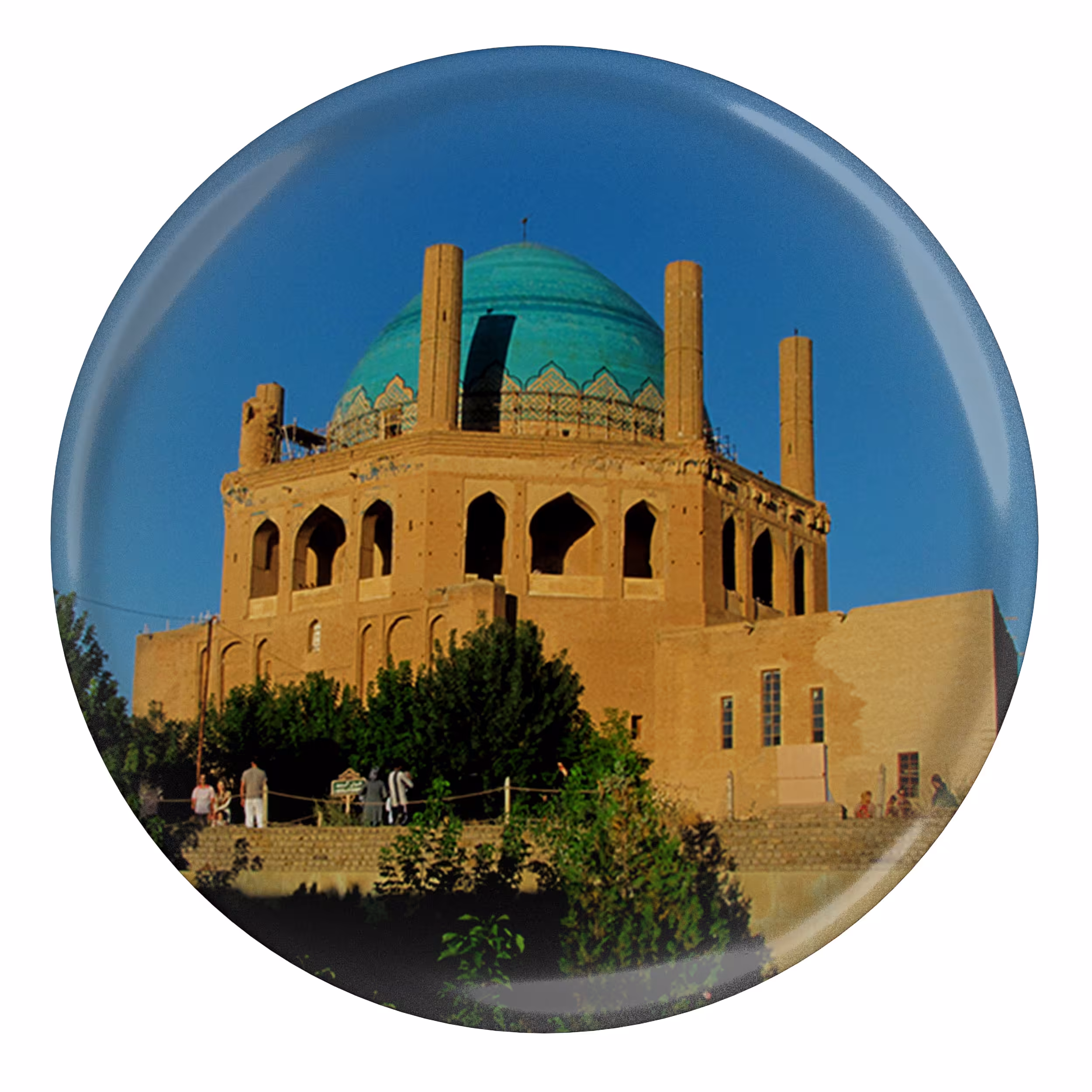 پیکسل طرح گنبد سلطانیه شهر زنجان مدل S10188