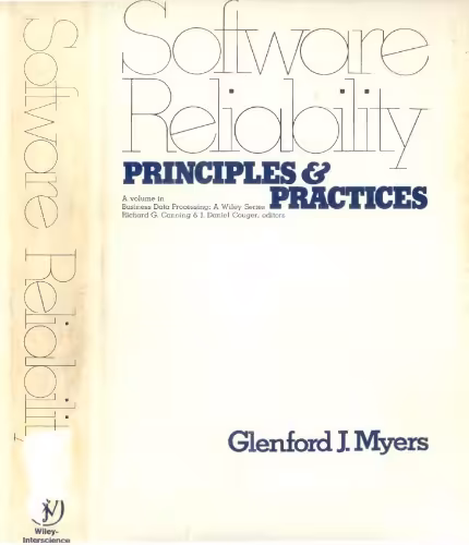 خرید و دانلود نسخه کامل کتاب Software reliability. Principles and practices