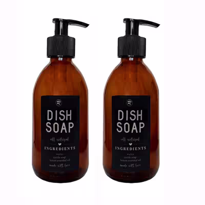 پمپ مایع ظرفشویی مدل  DOUBLE DISH SOAP مجموعه دو عددی