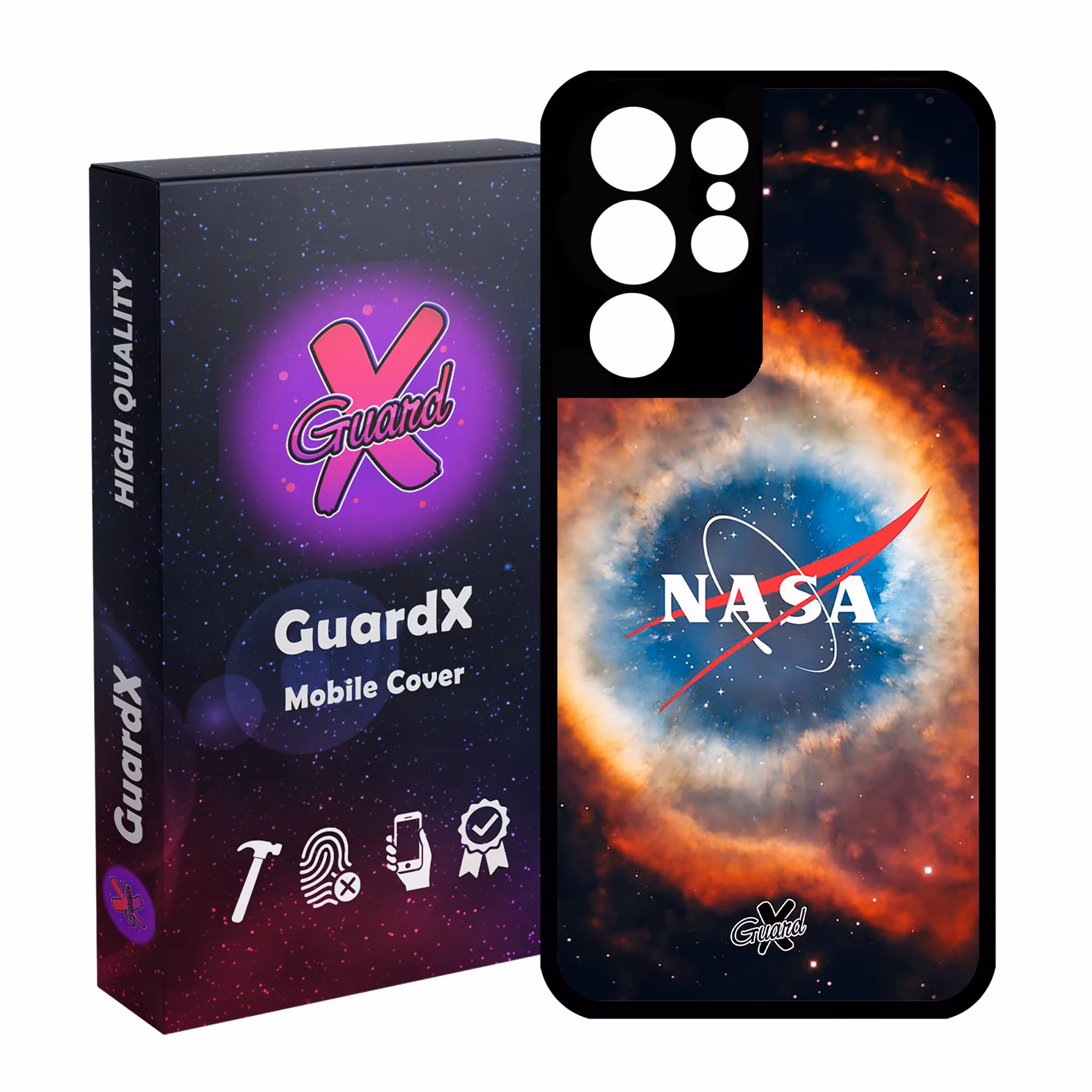 کاور گارد ایکس طرح Nasa مدل Glass10234 مناسب برای گوشی موبایل سامسونگ Galaxy S21 Ultra