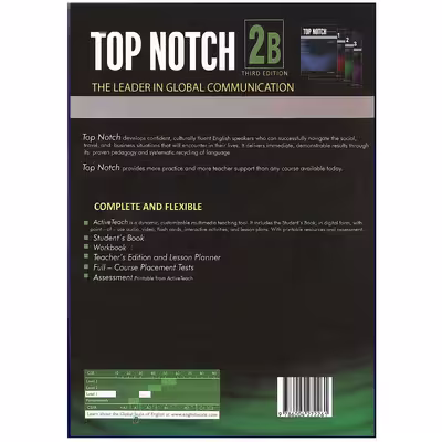 کتاب Top Notch 2B اثر Joan Saslow and Allen Ascher انتشارات هدف نوین