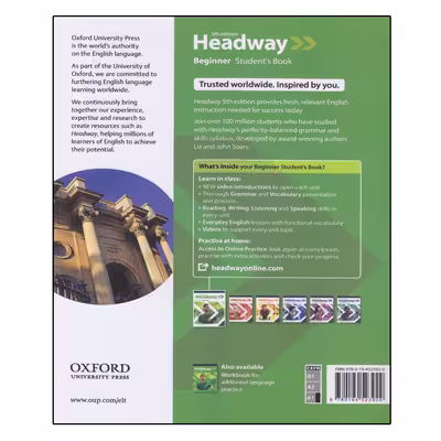 کتاب Headway Beginner 5th Edition اثر جمعی از نویسندگان انتشارات الوندپویان