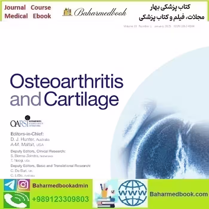 Osteoarthritis and Cartilage 2022-2024 Full Archives TRUE PDF