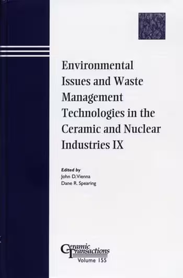 󾕇 دانلود کتاب Environmental Issues And Waste Management Technologies In The Ceramic And Nuclear Industries Ix, Volume 155, 2006 - دانلود کتاب های دانشگاهی