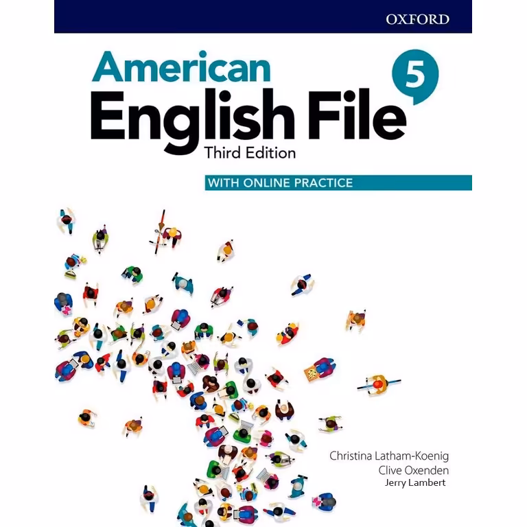 American English File 5 (3nd) SB+WB+QR انگلیش فایل قطع رحلی