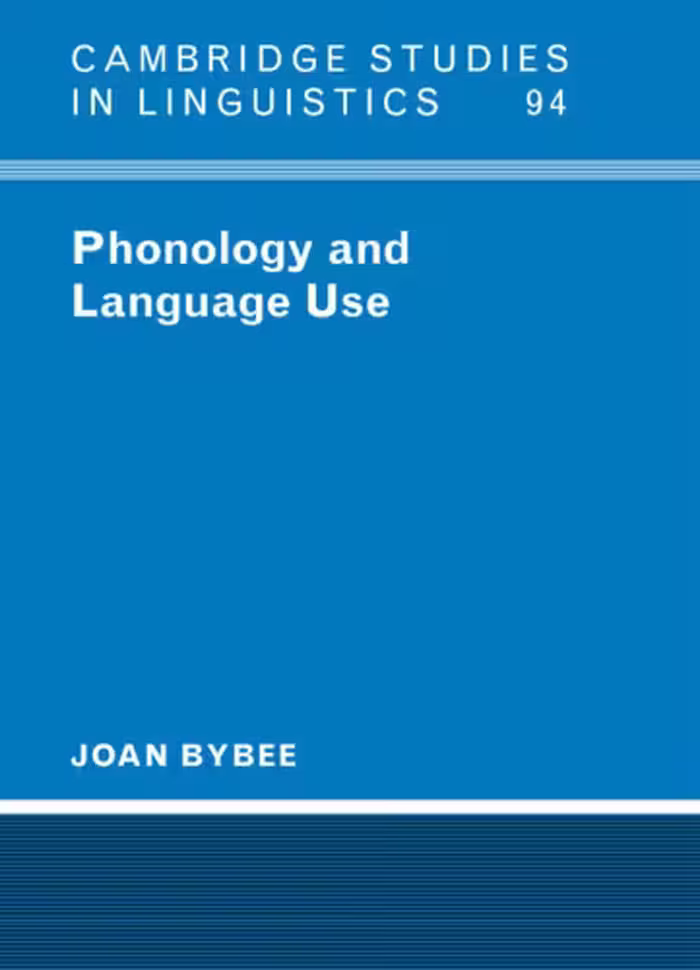 خرید و دانلود نسخه کامل کتاب Phonology and Language Use
