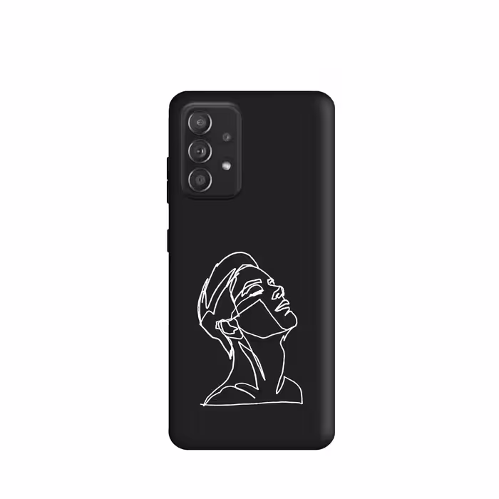 کاورطرح  چهره مینیمال پسرانه کدu5031 مناسب برای گوشی موبایل سامسونگ Galaxy A53
