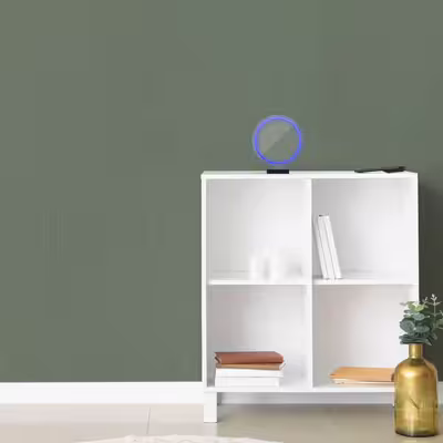چراغ رومیزی ریموت دار مدل CIRCLE-GL_BL-GLASS