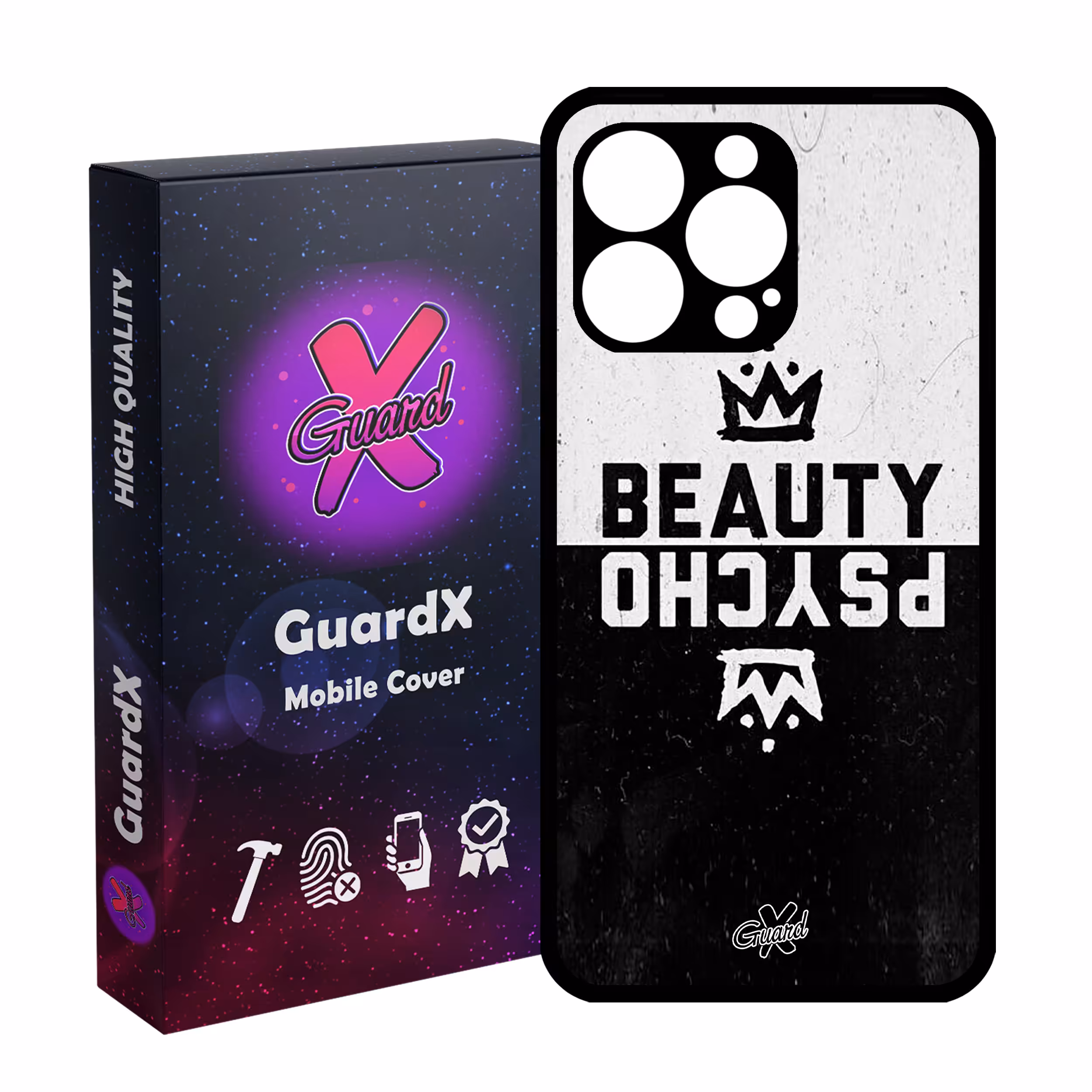 کاور گارد ایکس طرح Beauty Psycho مدل Glass10094 مناسب برای گوشی موبایل اپل iPhone 13 Pro