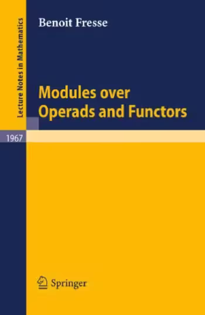 خرید و دانلود نسخه کامل کتاب Modules over operads and functors