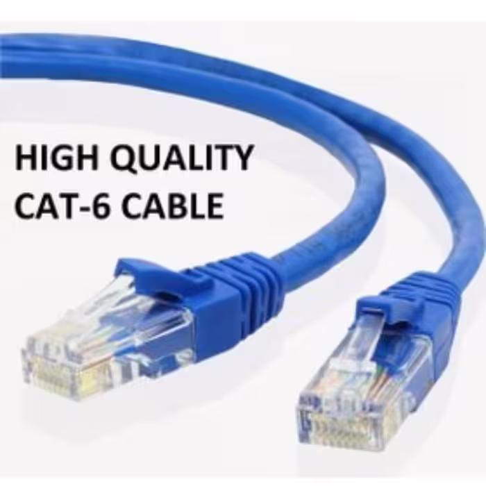 کابل شبکه یک متری cat6 1m دارای رنگبندی 