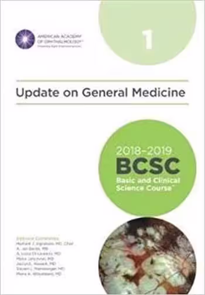 [PDF] دانلود کتاب 2018-2019 BCSC (Basic and Clinical Science Course), Section 01: Update on General Medicine, 2018