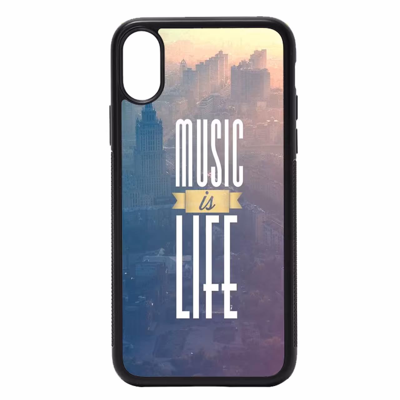 کاور طرح music is life کد 1173 مناسب برای گوشی موبایل اپل iphone xs max