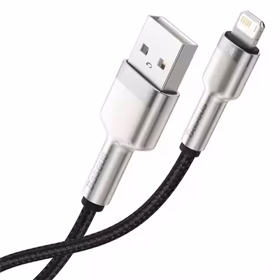 کابل تبدیل USB به لایتنینگ باسئوس مدل CAFULE-A01 2.4 A طول 1 متر