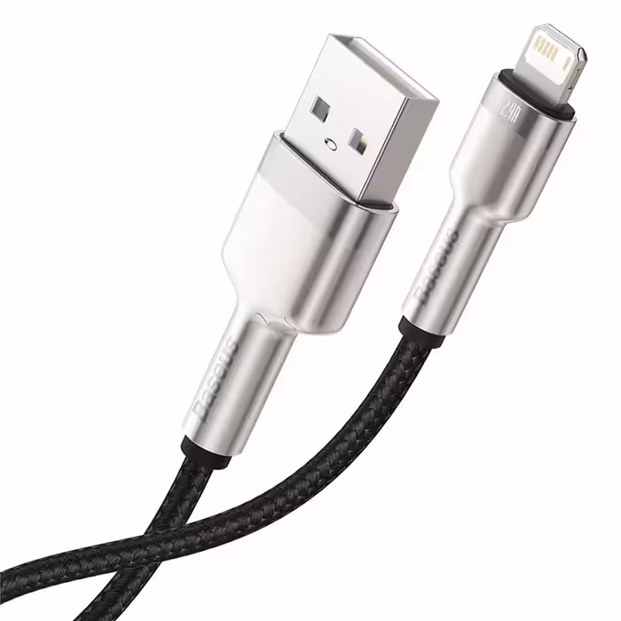 کابل تبدیل USB به لایتنینگ باسئوس مدل CAFULE-A01 2.4 A طول 1 متر