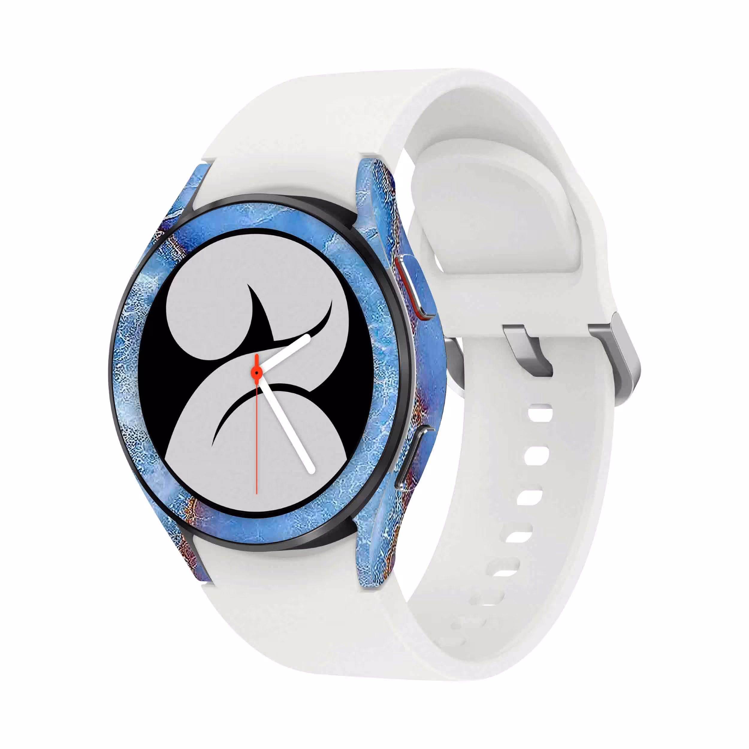 برچسب ماهوت طرح Blue Ocean Marble مناسب برای ساعت هوشمند سامسونگ Watch4 40mm