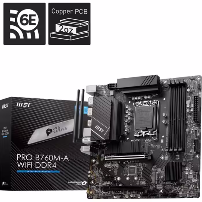خرید مادربرد MSI PRO B760M-A WIFI DDR4 با بهترین قیمت