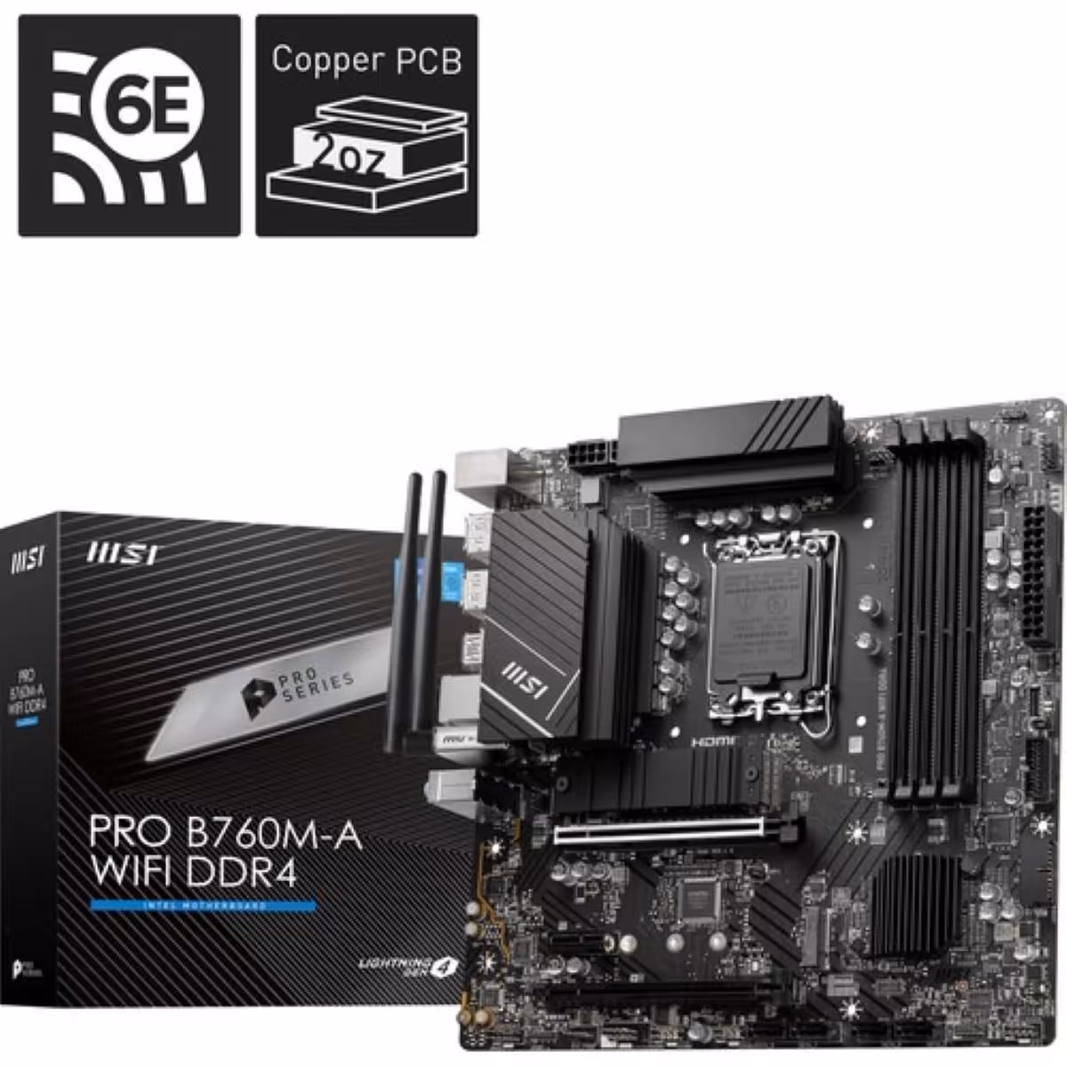 خرید مادربرد MSI PRO B760M-A WIFI DDR4 با بهترین قیمت