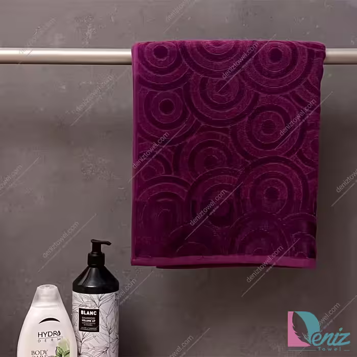 حوله استخری طرح سیمون رنگ بنفش