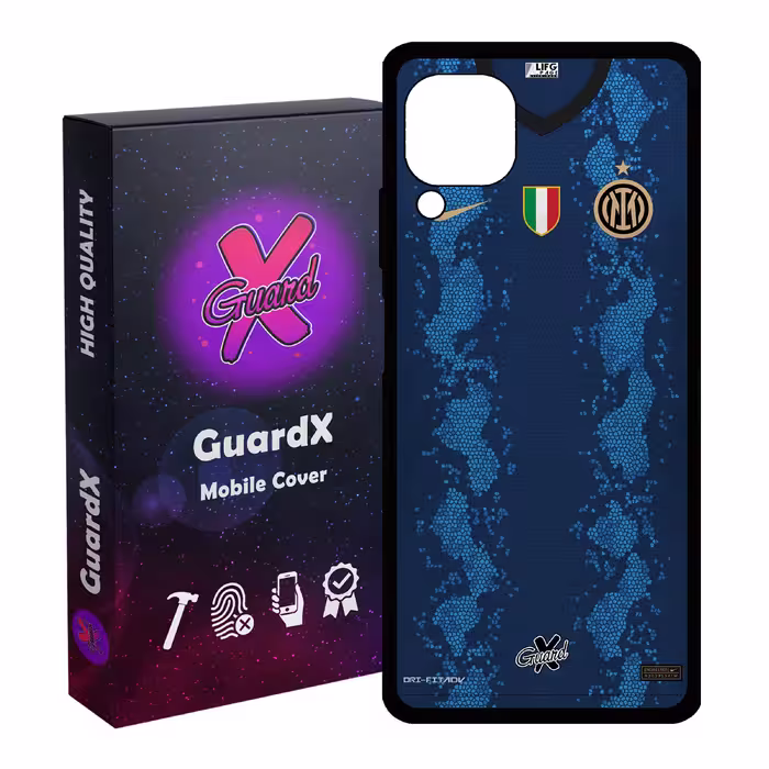 کاور گارد ایکس طرح Inter Milan مدل Glass10400 مناسب برای گوشی موبایل هوآوی Nova 7i / Nova 6 SE / P40 Lite
