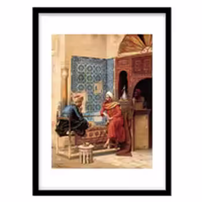 قیمت و خرید تابلو دکوراتیو مدل نقاشی کلاسیک شرقی کد 1059
