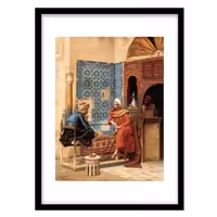 قیمت و خرید تابلو دکوراتیو مدل نقاشی کلاسیک شرقی کد 1059