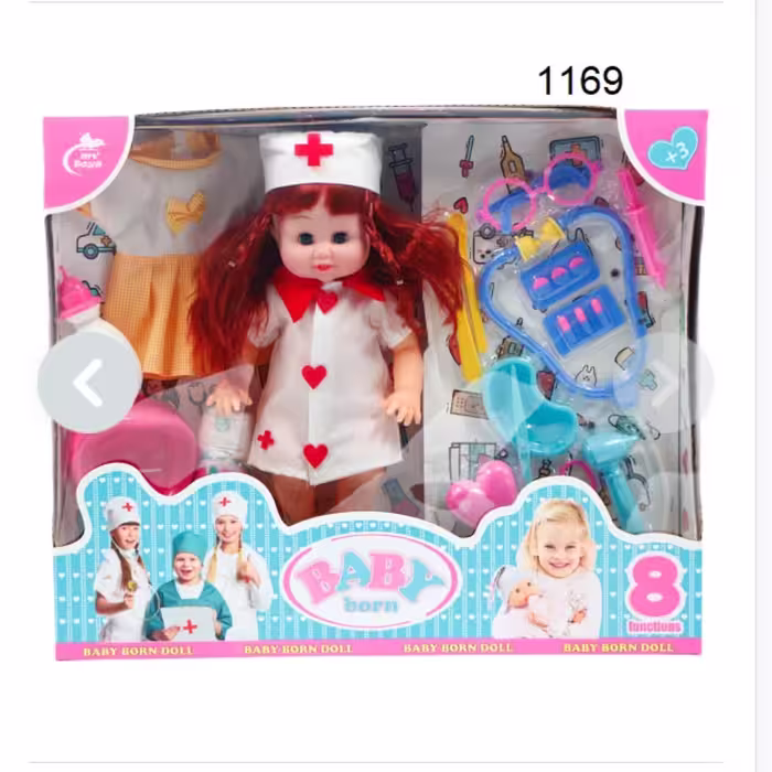 عروسک دختر پرستار بیبی بورن BABY born