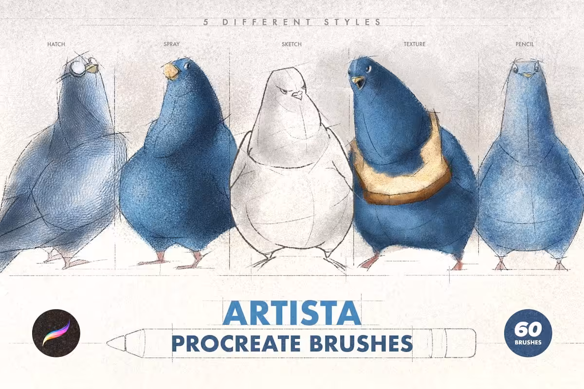 دانلود Artista Procreate Brushes – براش پروکریت