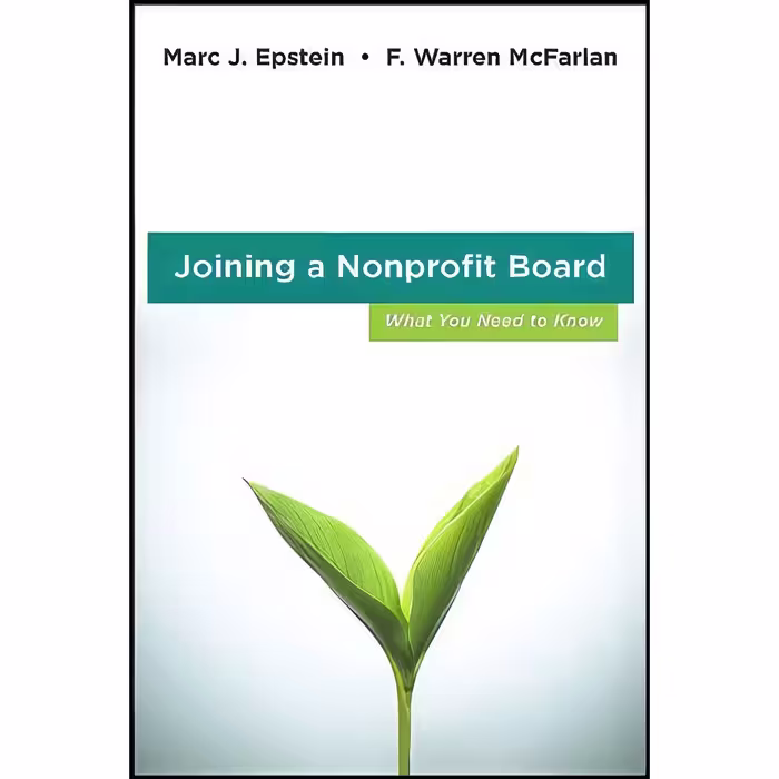 کتاب زبان اصلی Joining a Nonprofit Board اثر جمعی از نویسندگان