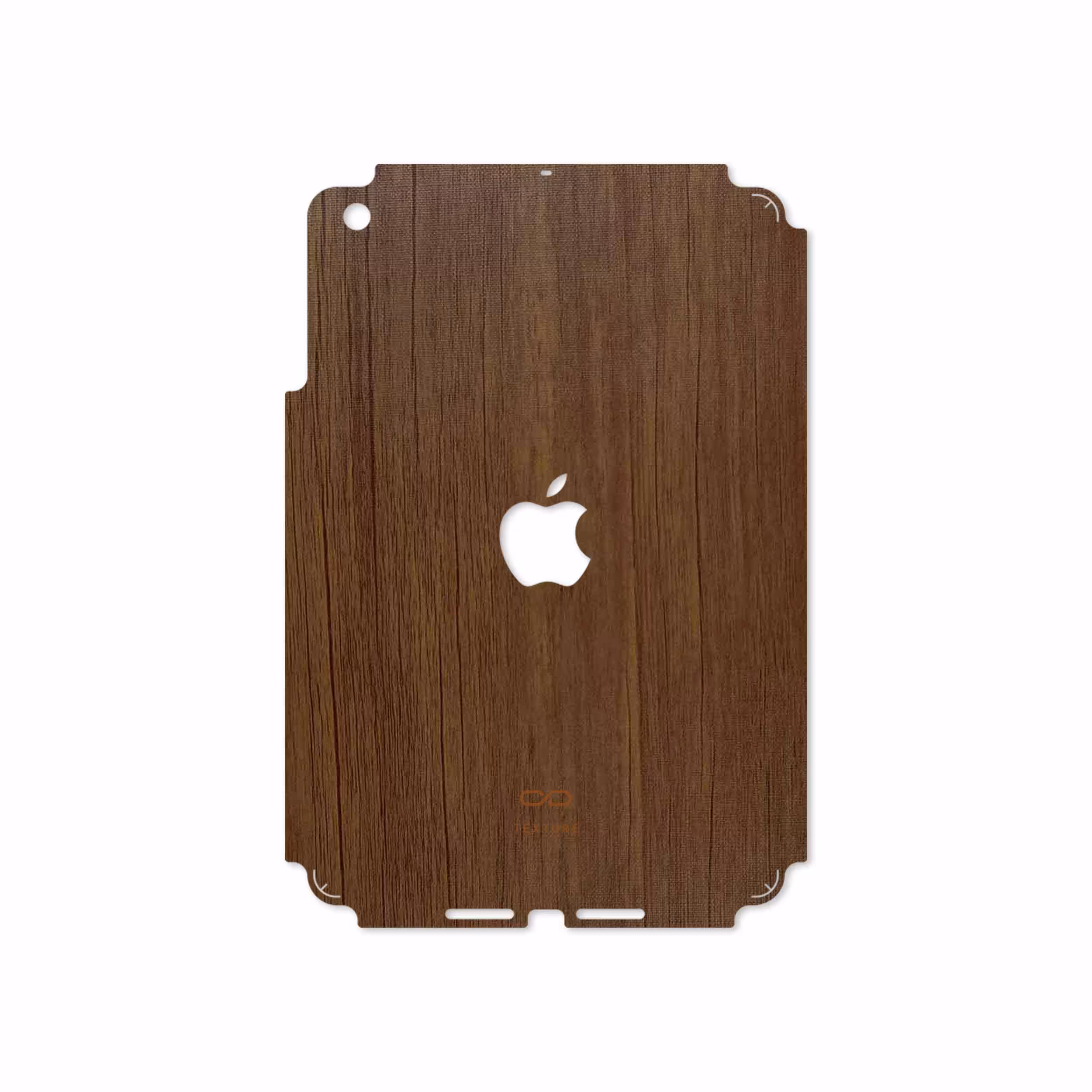 برچسب پوششی ماهوت مدل Orange-Wood مناسب برای تبلت اپل iPad mini 2012 A1432