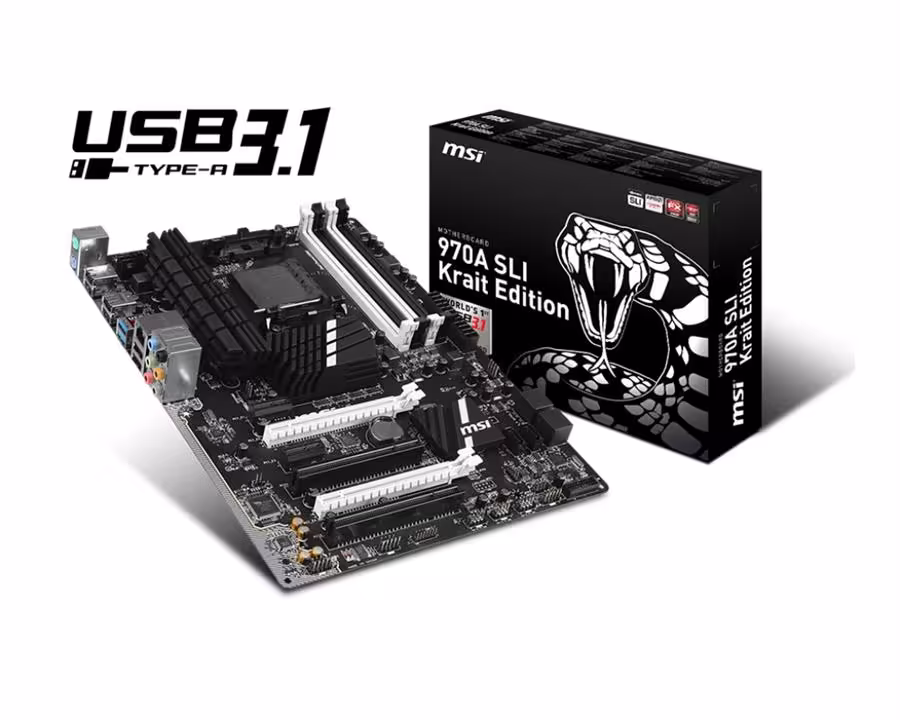 مادربورد ام اس آی مدل 970 ای اس ال آی کریت ادیشن