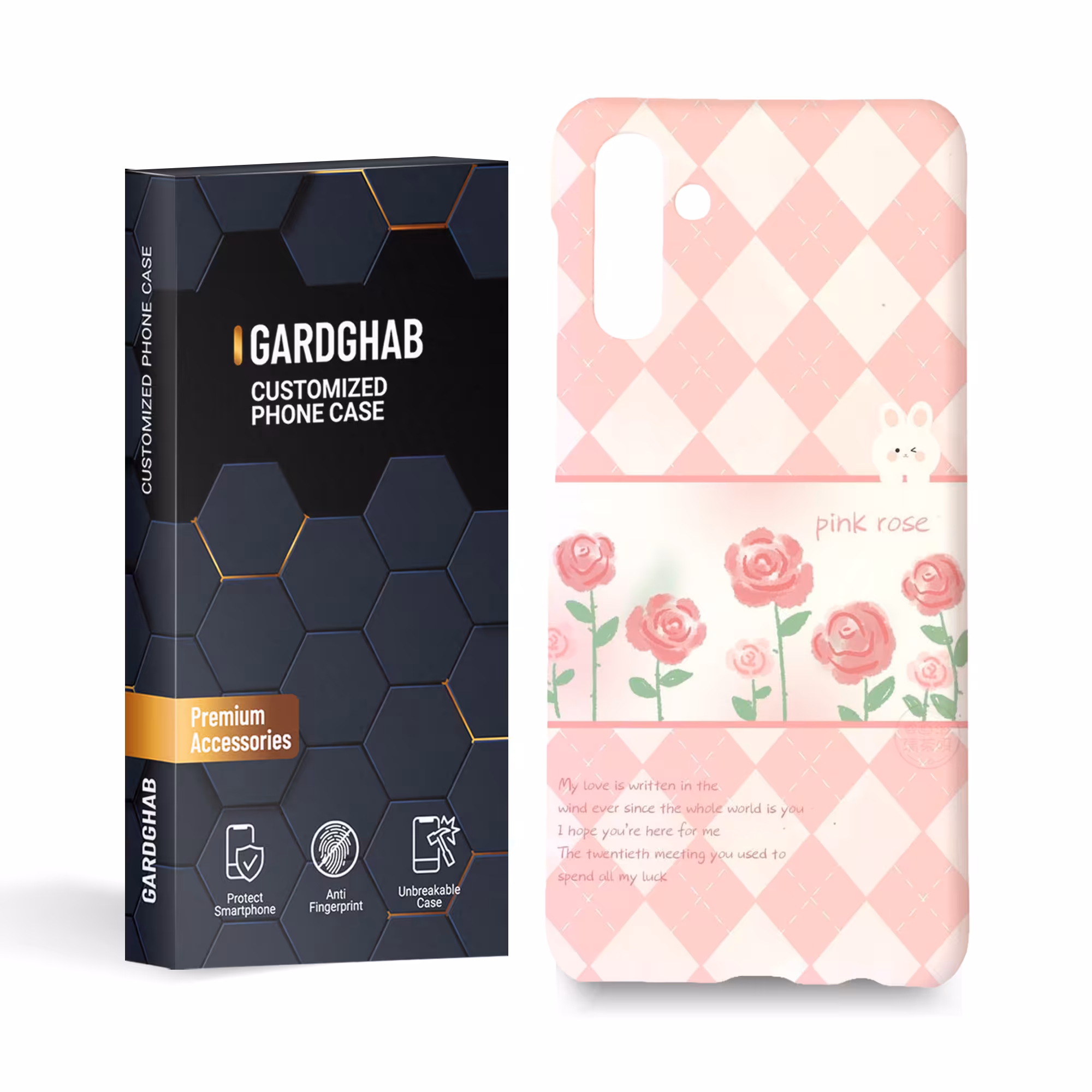 کاور گارد قاب مدل دخترانه مناسب برای گوشی موبایل سامسونگ galaxy a13 5g