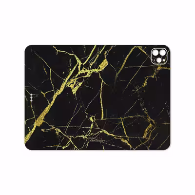 برچسب پوششی ماهوت مدل Graphite-Gold-Marble مناسب برای تبلت اپل iPad Pro 11 (GEN 2) 2020 A2230